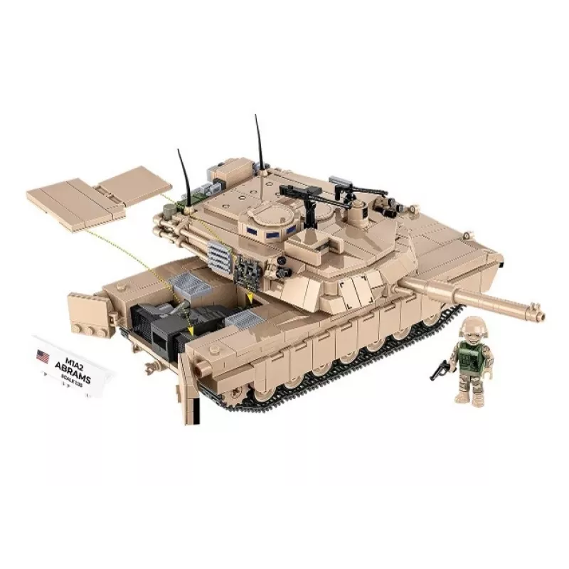Klocki konstrukcyjne Cobi M1A2 Abrams 1025 elementów model CO BI-2632