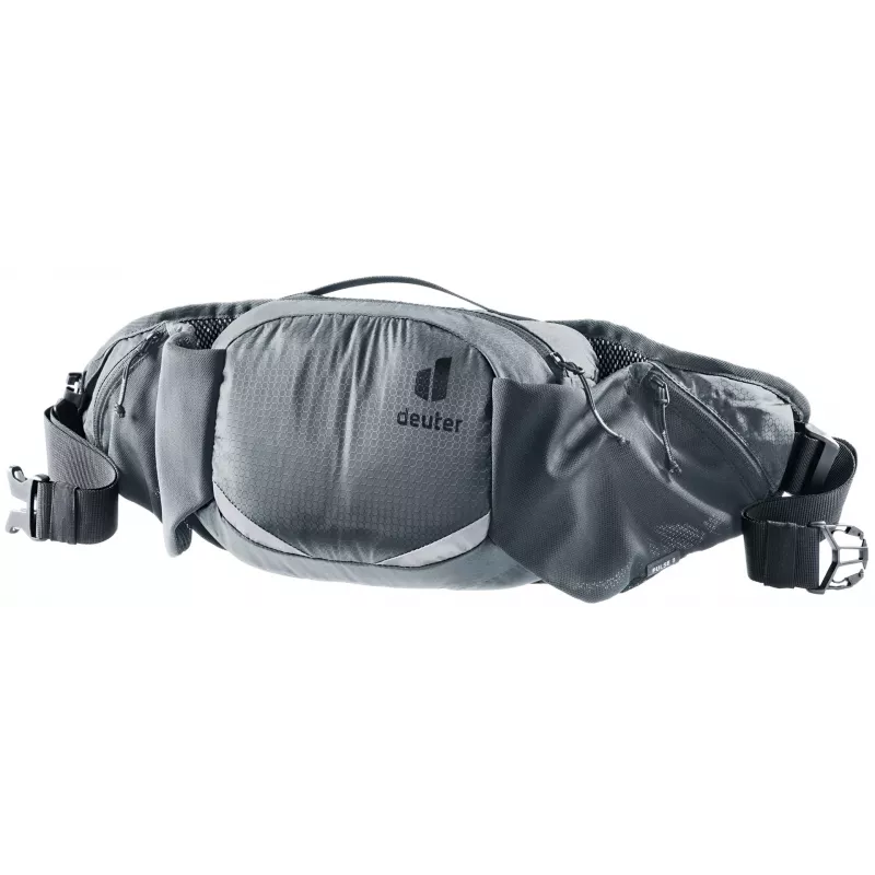 Saszetka biodrowa DEUTER Pulse 3 z regulowanym pasem, kompatybilna z nerkami, 3 L, Grafit, 330 g