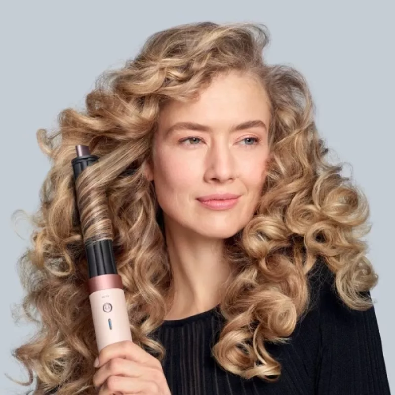 Airwrap Co-anda2x Straight + Wavy, Multistyler krem/różowe złoto, Bluetooth, 1700 W (uszkodzone opakowanie)
