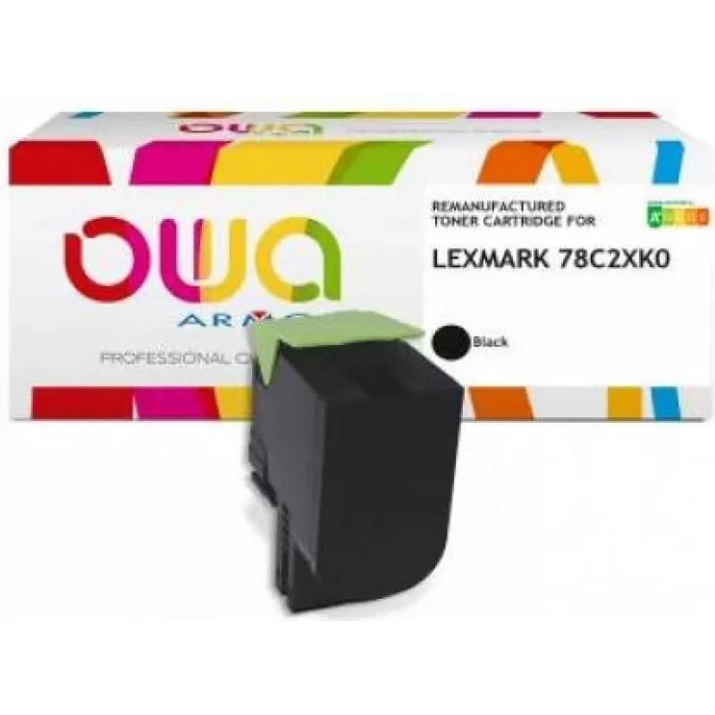 Armor OWA - Mit hoher Kapazität - Schwarz - kompatibel - Box - wiederaufbereitet - Tonerpatrone (Alternative zu: Lexmark 78C2XK0) - für HP LaserJet Pr