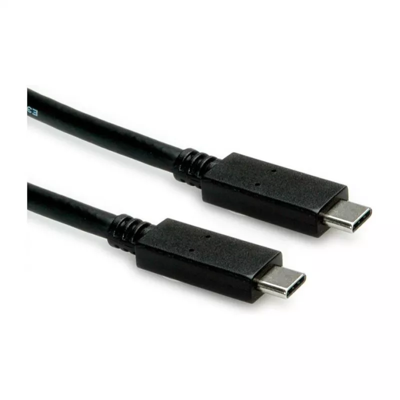 Kabel USB ROLINE 11.02.9057 USB 3.2 Gen 2 1 m USB-C Czarny