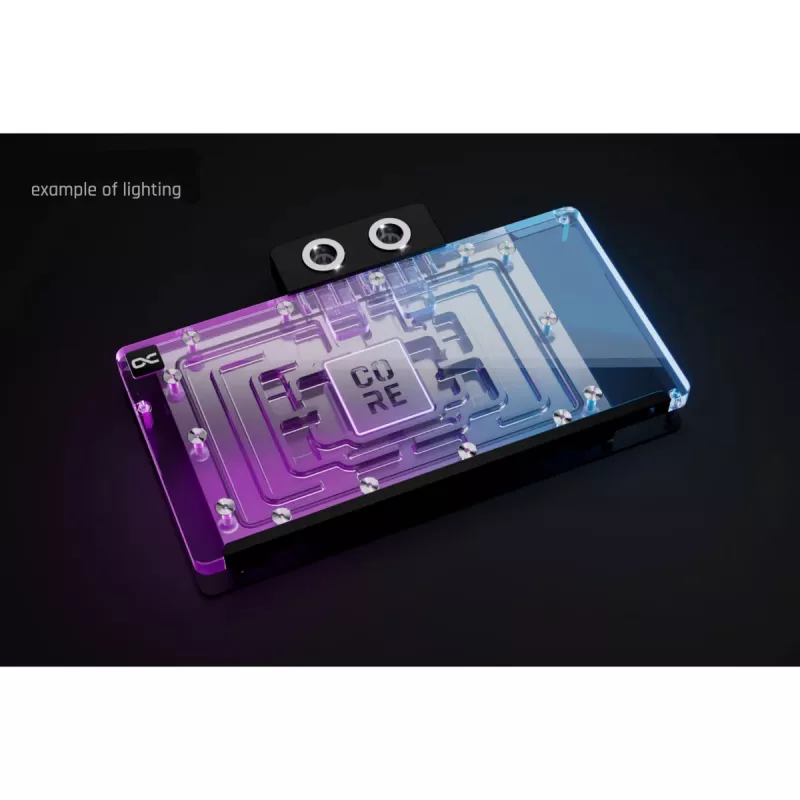 Blok wodny GPU Alphacool Core dla GeForce RTX 5090 z ARGB i płytą tylną