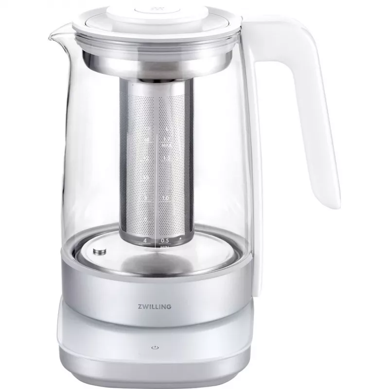 Czajnik elektryczny ZWILLING 1,7 L 1850 W, obudowa szklana, biały