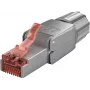 Kabel sieciowy Goobay CAT 6 Montowalne w terenie złącze RJ45 STP 5,0-8,5 mm