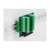 DeLOCK D-Sub HD 44-pinowy żeński do listwy zaciskowej na szynę DIN 84mm x 86mm x 30mm