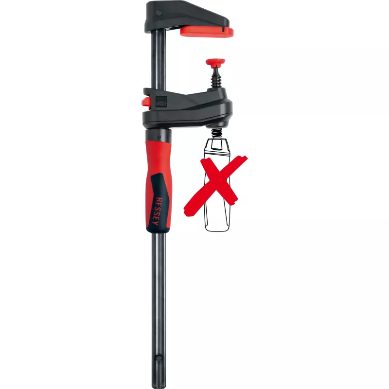 Zacisk prętowy BESSEY GearKamp GK45 45 cm Czerwony Czarny