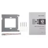Wideodomofon Hikvision DS-KH8350-TE1 7-calowy dotykowy ekran IPS, PoE, SIP, slot MicroSD, 1024×600, obudowa aluminiowa, Czarny