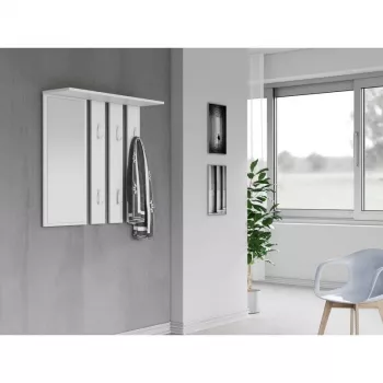 Topeshop OPAL WIESZAK BIEL clothing hanger Biały