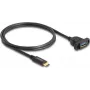 DeLOCK SuperSpeed USB 10 Gbps Kabel USB Type-C męski do USB Type-A żeński 1 m czarny