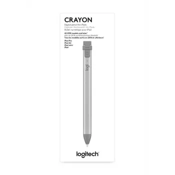 Logitech Crayon – cyfrowe pióro do Apple iPad – Lightning – Szary