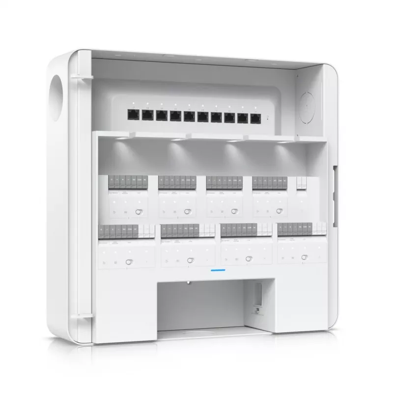 Kontroler dostępu Ubiquiti Enterprise Access Hub do szafy, 8 drzwi, Ethernet