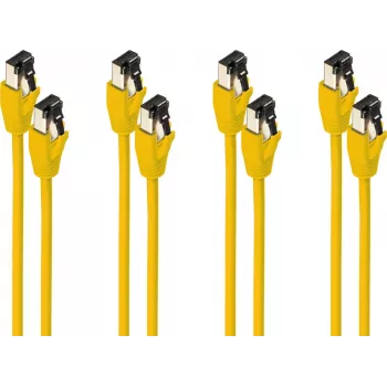 Kabel sieciowy shiverpeaks BS08-41032-4 żółty 1 m Kat.8.1 F/FTP (FFTP) (BS08-41022-4)