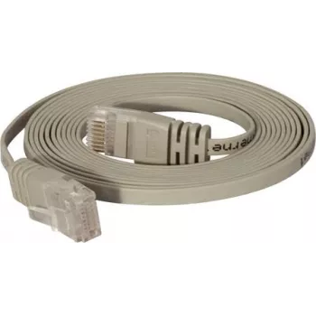 Kabel sieciowy Tecline 7,5 m Kat.6 Szary