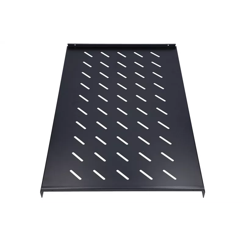 Półka rack Extralink 1U 750 mm czarna do szaf o głębokości 1000 mm