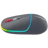 Canyon MW-22 2in1 RGB bezprzewodowa mysz - Szara - Bluetooth/RF - 1600 dpi - ładowalna