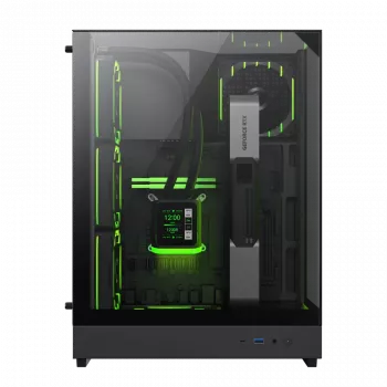 Obudowa Gamemax T20 BK | Czarna | M-ATX | Bez zasilacza