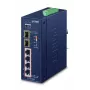 PLANET IGS-624HPT przełącznik sieciowy niezarządzalny Gigabit Ethernet (10/100/1000) Power over Ethernet (PoE) niebieski