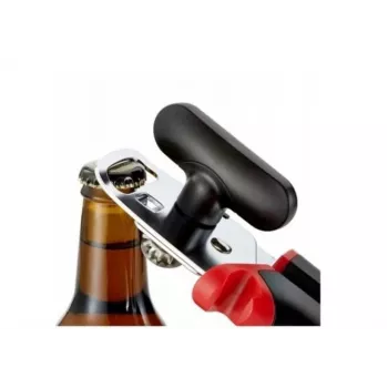 Otwieracz do nakrętek i kapsli Tefal K20705, ergonomiczny kształt, wygodny uchwyt, czarny, 464 g, można myć w zmywarce