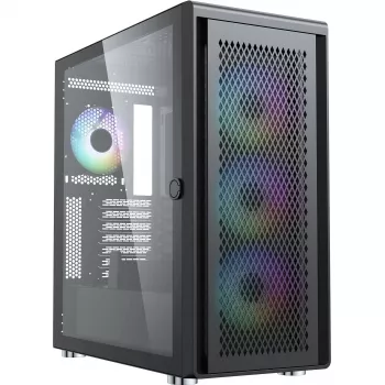Obudowa PC Silentware Air 100 Czarny — obudowa mid-tower kompatybilna z ATX, wykończona na czarno