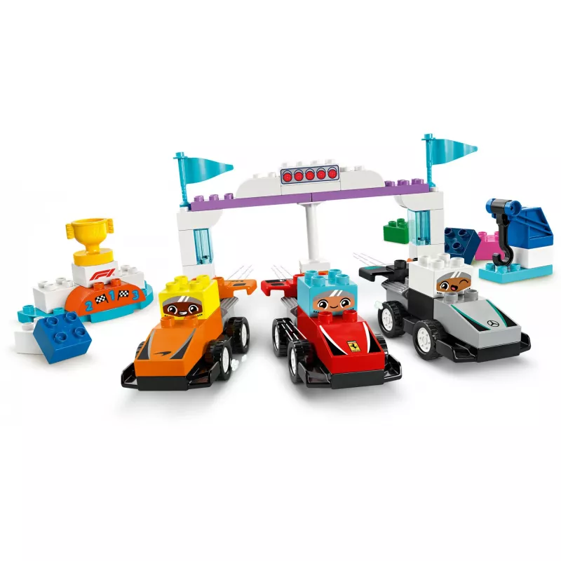 LEGO DUPLO 10445 Wyścigowe Samochody i Kierowcy F1