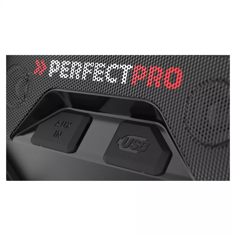 Przenośne radio budowlane PerfectPro ROCKTAGON 18V — zasilane bateriami radio na plac budowy