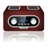 Radioodbiornik przenośny BLAUPUNKT PP5.2BR — przenośne radio FM, 60 stacji programowanych, USB/MP3, AUX, akumulator 1000 mAh, 3 W RMS, brązowy