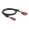 Kabel HDMI - DVI DeLOCK 84342 1,8 m męski / męski