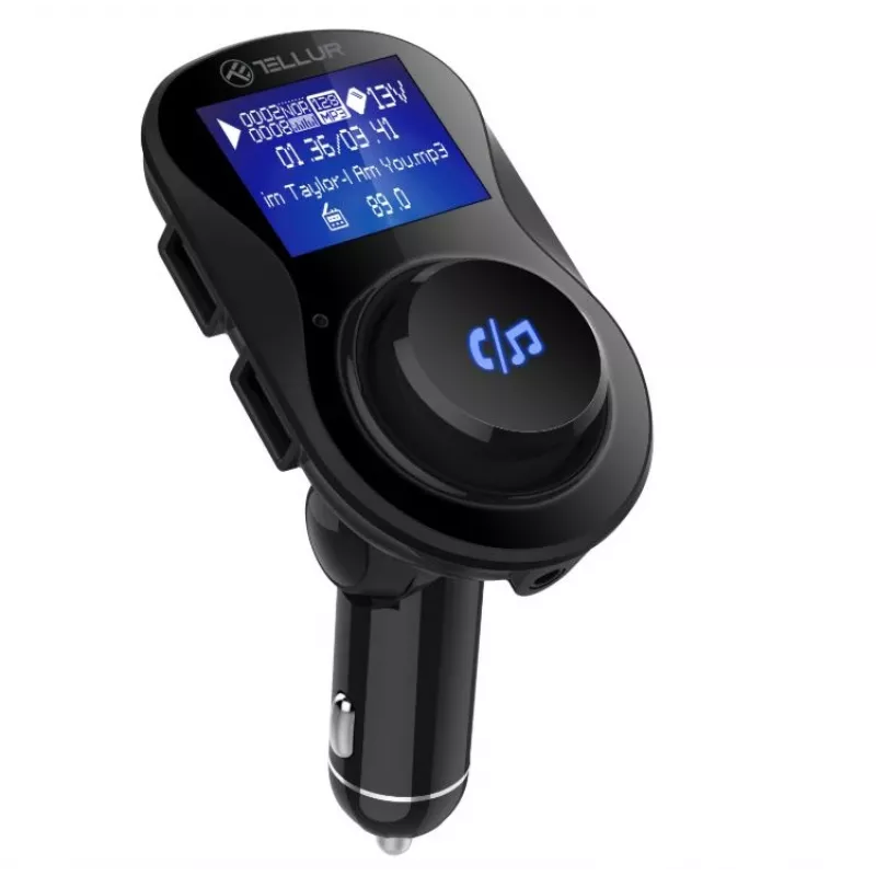 Nadajnik FM Tellur FMT-B3 z gniazdem 3,5 mm i zasilaniem USB