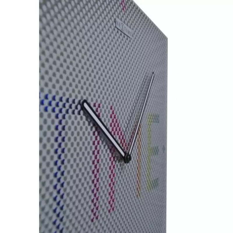 Zegar NeXtime 8165 Mistery - Time, 43x43 cm, ścienny, metalowy