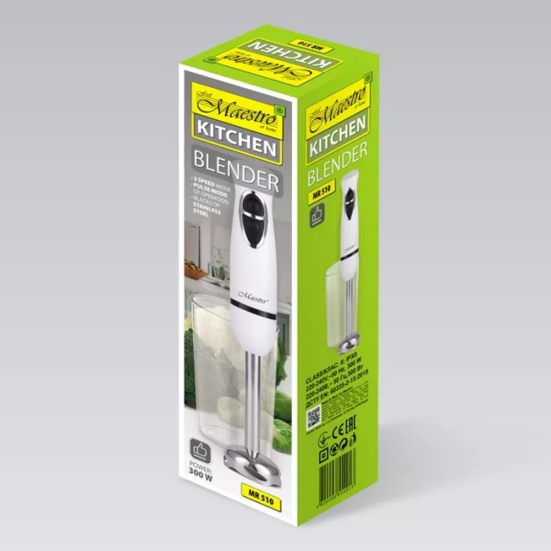 Blender Feel-Maestro MR510 Blender kuchenny Czarny, Biały 300 W