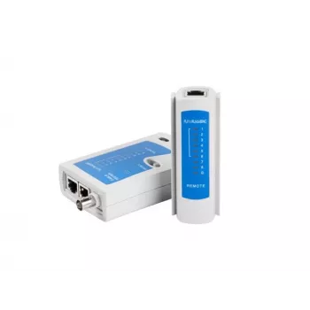 Lanberg NT-0401 tester kabli sieciowych UTP/STP Niebieski, Biały