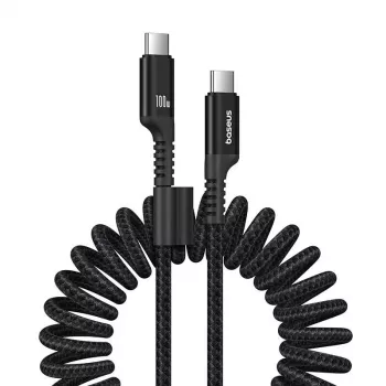 Baseus Fish-Eye kabel do szybkiego ładowania USB C do USB C 1 m 100 W czarny