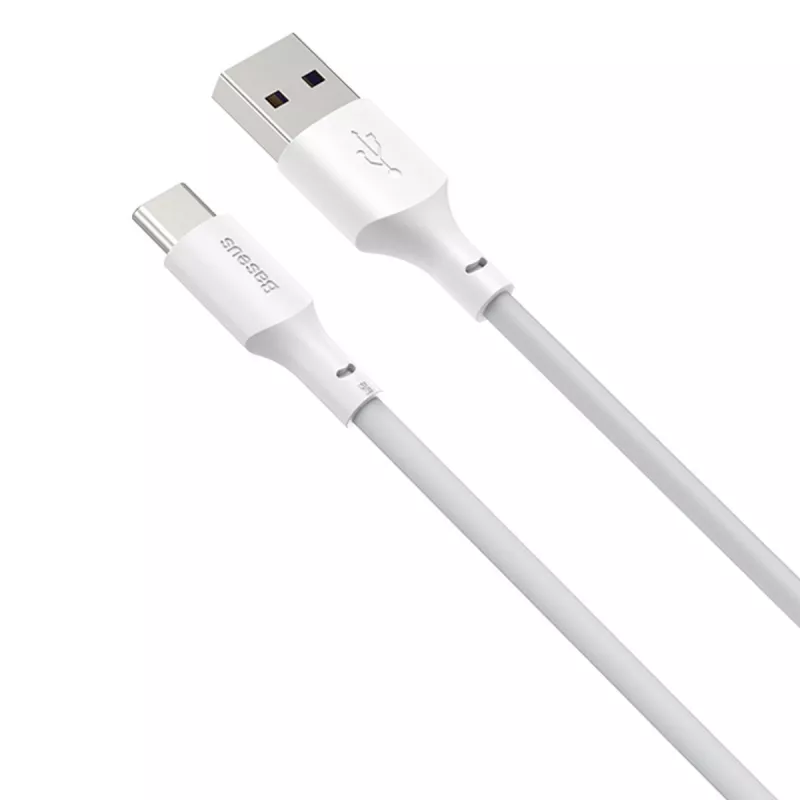 Kabel USB Baseus TZCATZJ-02 1,5 m USB A USB C Biały