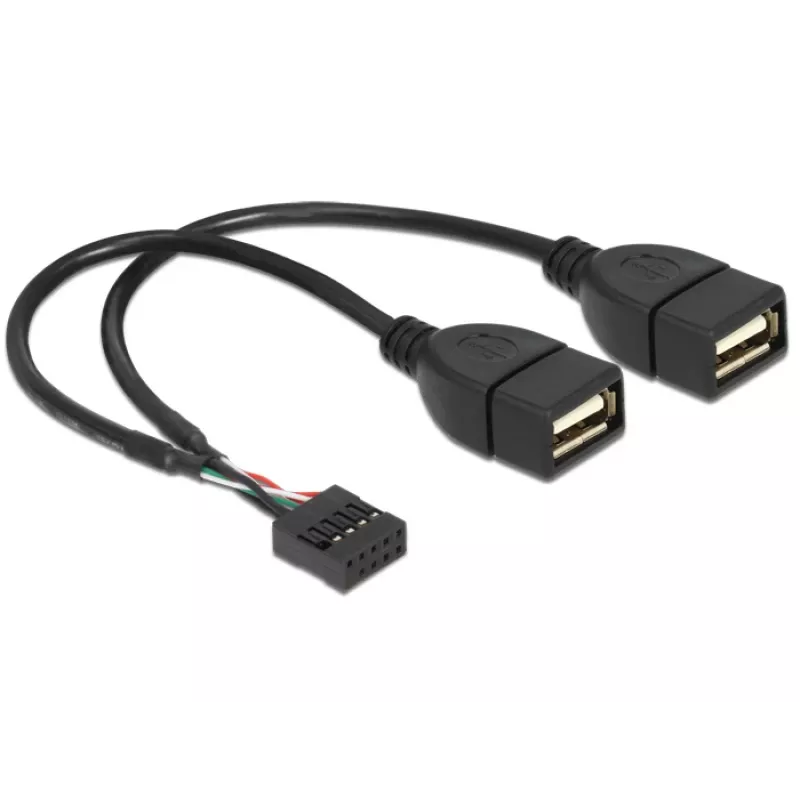 Wewnętrzny kabel USB DeLOCK 83292 0,2 m żeński na żeński