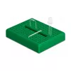 Breadboard DELOCK 18321 — bezkolcowa płytka prototypowa, plastikowa, 36×46×10 mm, zielona
