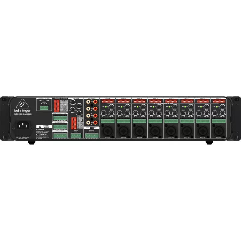 Behringer MA6000M wzmacniacz audio estradowy/sceniczny Czarny