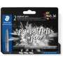 Pisak Staedtler Pigment Arts Intensiv Pen Czarny 2 szt.