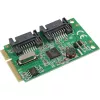 Delock Mini PCIe I/O PCIe pełnowymiarowy 2 x SATA 6 Gb/s (95233)