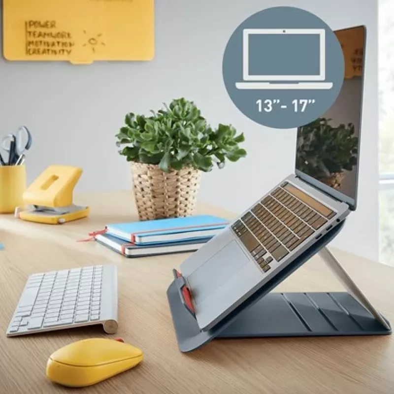 Leitz Ergo Cosy Regulowana podstawa pod laptopa, 80% plastiku z recyklingu