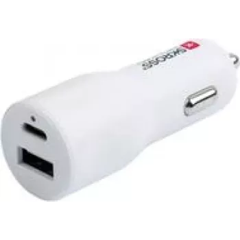 SKROSS Podwójna ładowarka samochodowa 20W PD biała (SKCHCA0120WPDCN)