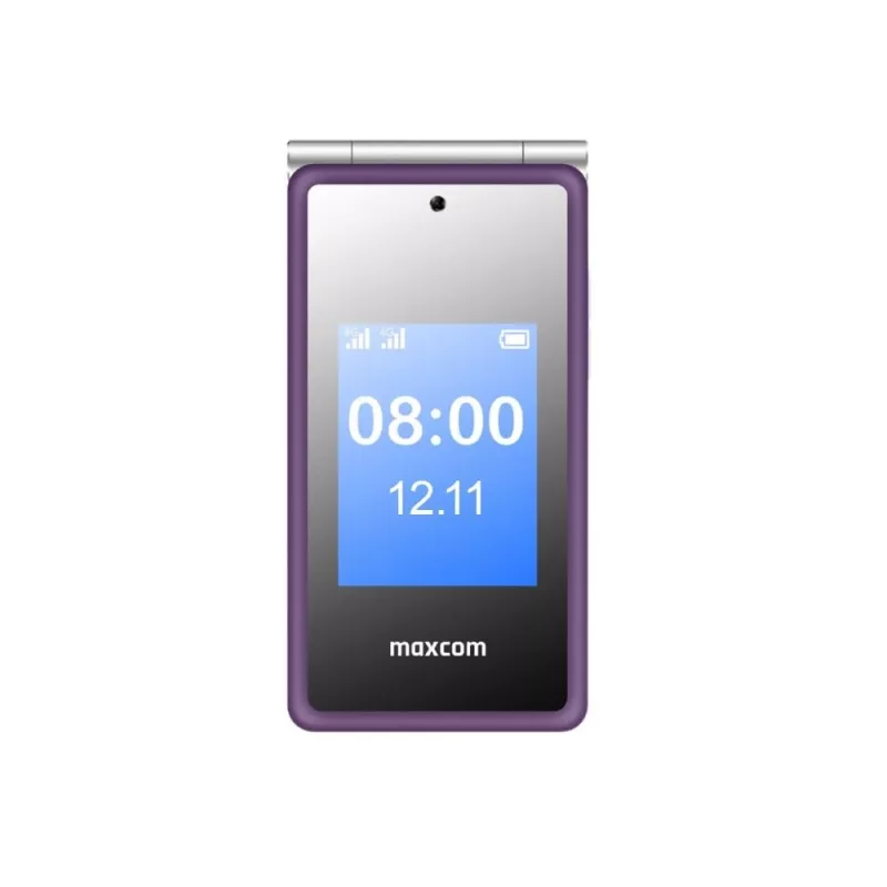Telefon klapkowy MM835L 4G dual SIM fioletowy
