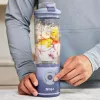 Blender przenośny Ninja BC251EULD — pojemnik 0,57 L, bateria 11,1 V, ostrza ze stali nierdzewnej, lawendowy/przezroczysty
