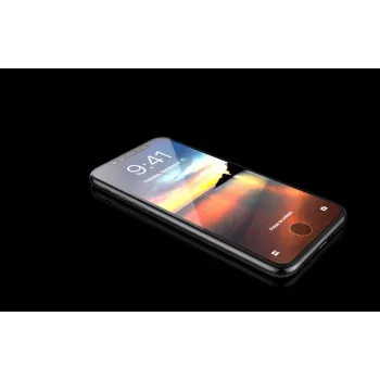 Szkło hartowane ochronne na ekran Devia Van Entire View do iPhone XR 6.1 cala — czarne