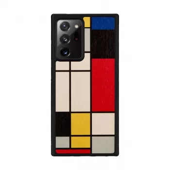 Etui na telefon Man and Wood Galaxy Note 20 Ultra Wood Czarny — drewniana ochronna osłona tyłu