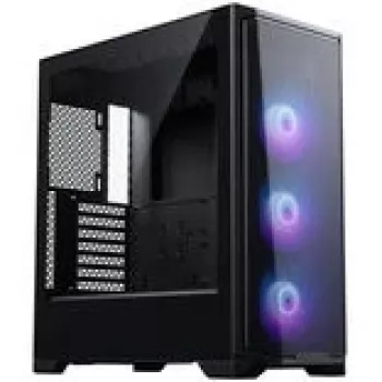 PHANTEKS Eclipse G370A Obudowa PC, Midi-Tower, SSI-EEB, RGB, szkło hartowane - w zestawie 3x wentylator 120 mm, czarny