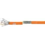 LogiLink Professional - Kabel w zwoju - 100 m - 7,5 mm - SFTP, PiMF - Cat.7 Kabel surowy - Bezhalogenowy, wytrzymały, Duplex - pomarańczowy