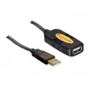 Kabel USB DeLOCK 82446 USB 2.0 10 m Czarny
