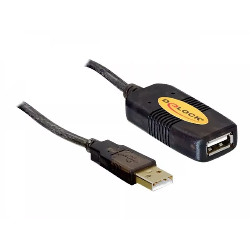 Kabel USB DeLOCK 82446 USB 2.0 10 m Czarny