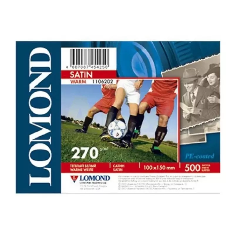 Papier fotograficzny Lomond Premium 270 g/m² 10×15 cm 500 arkuszy Ciepły odcień
