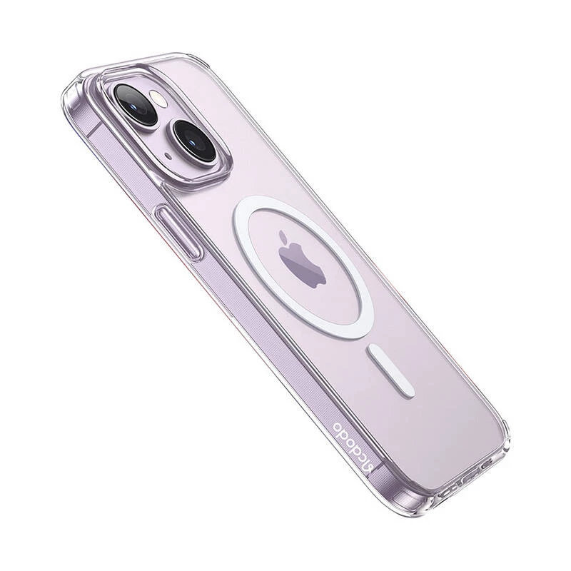 Magnetyczne etui McDodo do iPhone 15 Pro (przezroczyste)